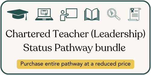Chartered teacher leadership status pathway bundle