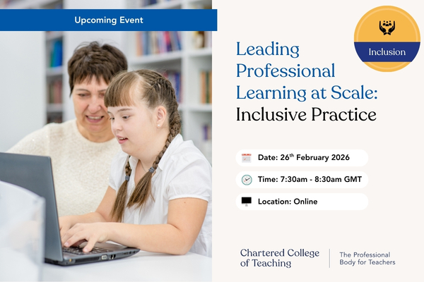 Leading Professional Learning at Scale: Inclusive Practice