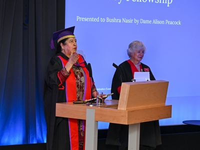 Bushra Nasir speaking