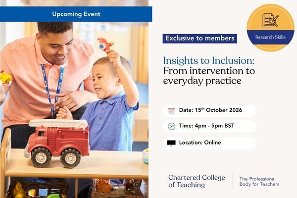 Insights to Inclusion: From intervention to everyday practice