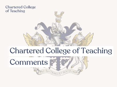 Chartered College Comments