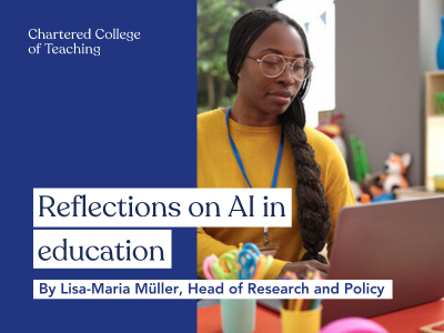 Reflections on AI in education