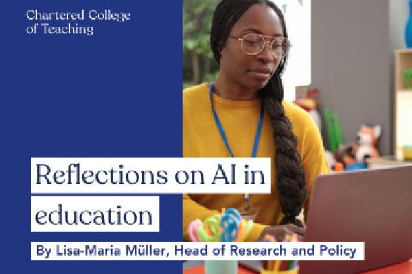 Reflections on AI in education