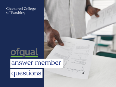 Ofqual answer member questions